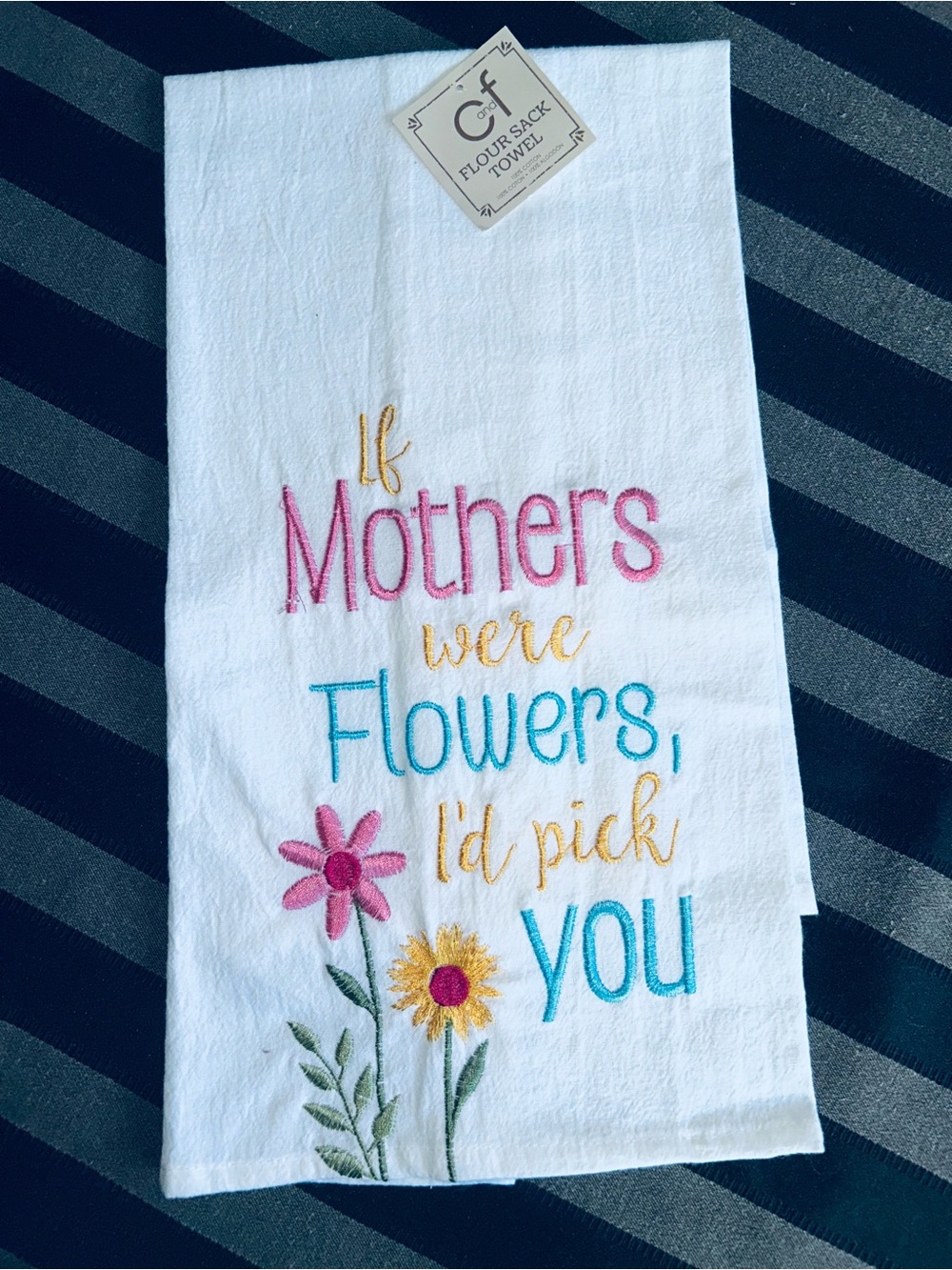 “Mother” cotton kitchen towel gift NEW
